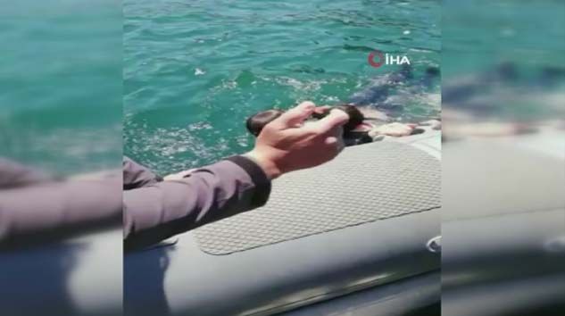 Fatih Sultan Mehmet Köprüsü’nden atlayan kişiyi deniz polisi kurtardı