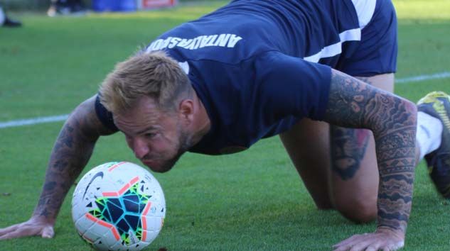 Antalyaspor’da neşeli antrenman
