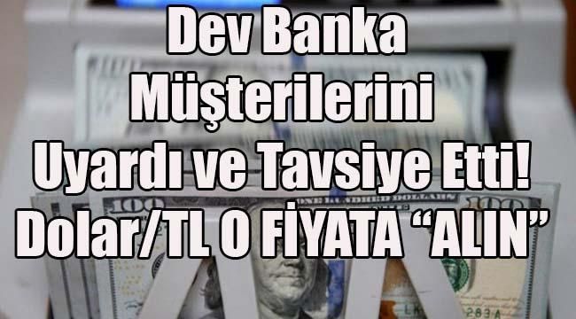 Dev Banka Müşterilerini Uyardı Dolar Alın