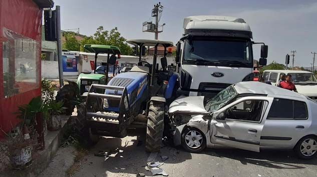 Bafa’daki trafik kazasında Mehmet Akbulut ve Fatma Karataş yaralandı