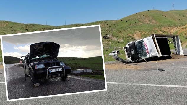 Bingöl’de 2 ayrı kaza: 1 ölü, 6 yaralı