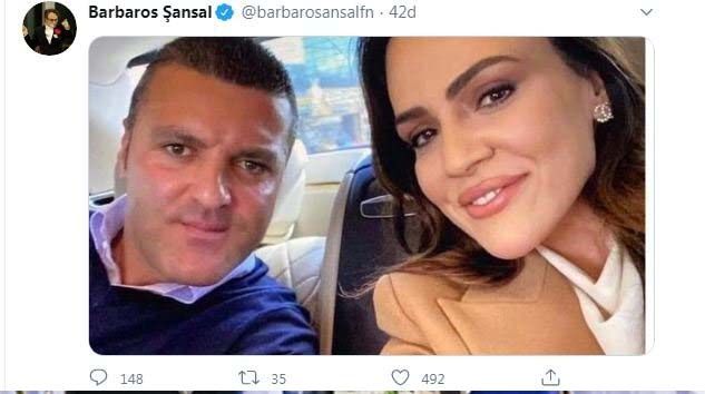 Buket Aydın ile Emir Sarıgül ile fotoğrafını Barbaros Şansal paylaştı Buket Aydın ile Emir Sarıgül ile fotoğrafını Barbaros Şansal paylaştı