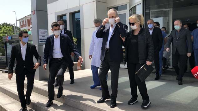 Galatasaray Başkanı Mustafa Cengiz taburcu edildi