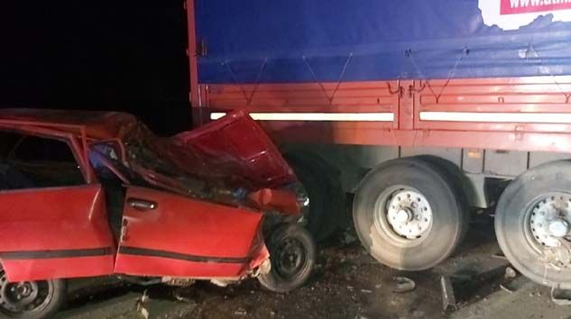 Eskişehir’de tıra çarpan araçta Mehmet Gökçi hayatını kaybetti