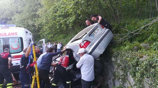 Giresun’da trafik kazası: 6 yaralı
