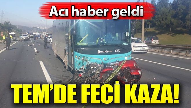 TEM Otoyolu’nda feci kaza: 2 ölü