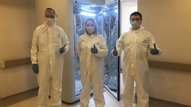 Türk bilim insanları geliştirdi; Koronavirüsü 30 saniyede öldüren kabin