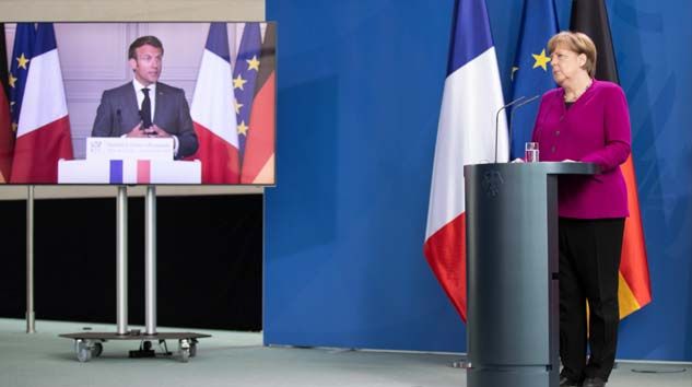 Macron ve Merkel’den 500 milyar Euroluk ekonomi planı