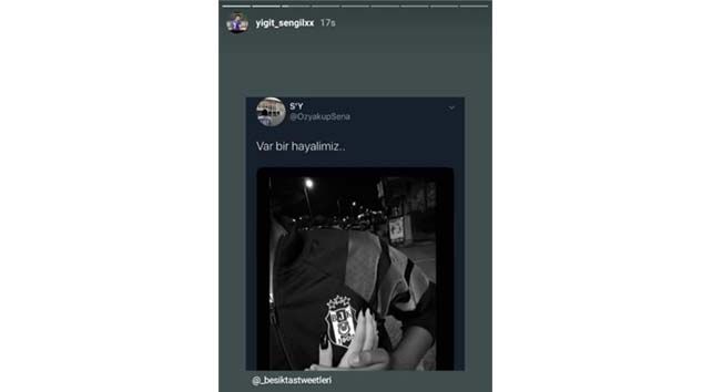 Beşiktaş paylaşımı yapan Bursasporlu Yiğit Şengil kulüpten gönderildi