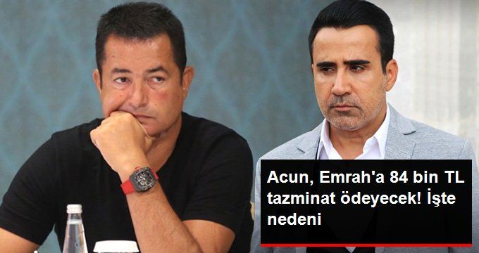 Şarkıcı Emrah, Acun Medya’ya açtığı davayı kazandı