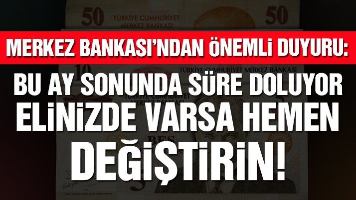 Bu Ay Sonunda Süre Doluyor Elinizde Varsa Değiştirin