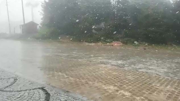 Mayıs sonunda Düzce, Bolu ve Uludağ’a kar yağdı