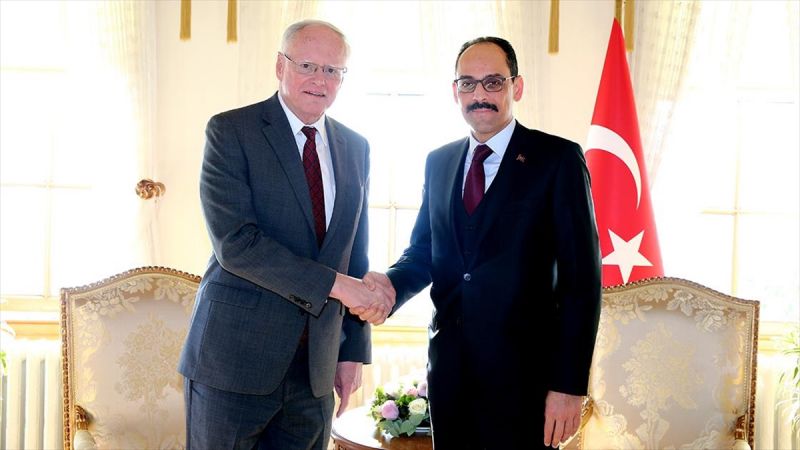 Cumhurbaşkanlığı Sözcüsü Kalın, ABD’nin Suriye Özel Temsilcisi Jeffrey ile görüştü