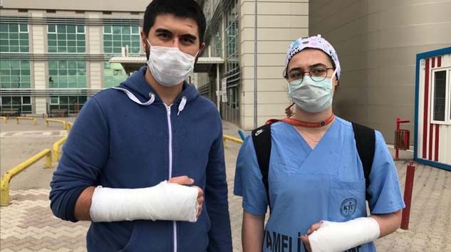 Kırıkkale’de iki doktor eşini muayeneye getiren kişi tarafından dövüldü