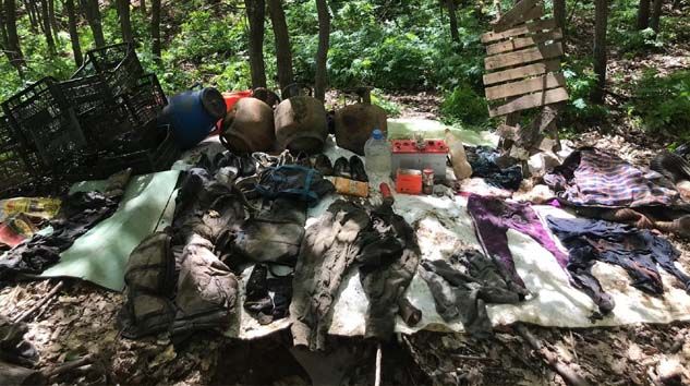 Bitlis’te jandarma, PKK’ya ait 32 odalı sığınağı imha etti