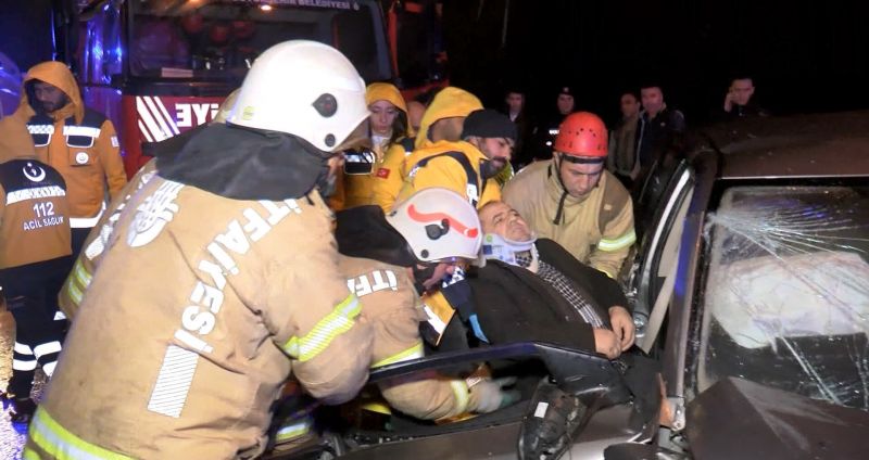 Sarıyer’de ters yöne giren alkollü sürücü zincirleme kazaya neden oldu