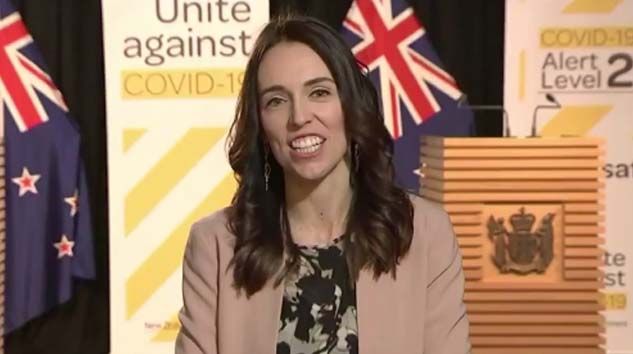 Ardern canlı yayında depreme yakalandı
