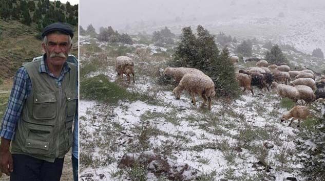 Sürüsünü kurtarmaya giden Vahap Eren hayatını kaybetti