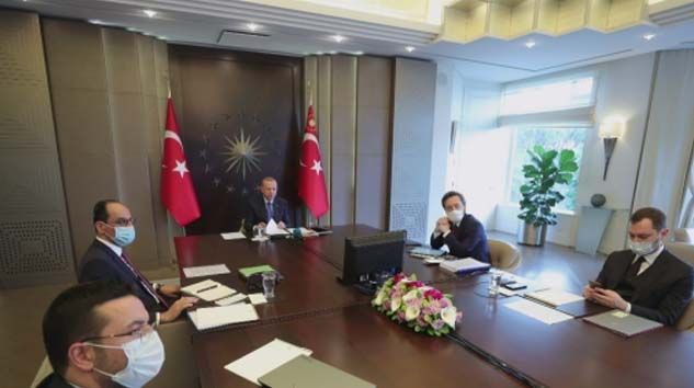 Cumhurbaşkanlığı Kabinesi 9’uncu kez video konferansla toplandı