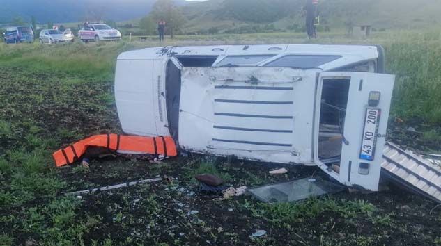 Simav’da trafik kazası: 1 ölü, 1 yaralı