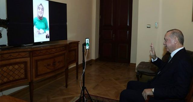 Cumhurbaşkanı Erdoğan Ümmü Gülsüm Genç ile görüştü