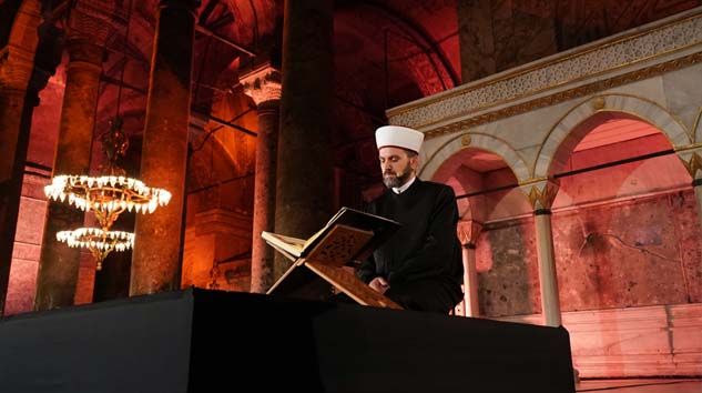 İstanbul’un fethinin 567. yılı Cumhurbaşkanı Erdoğan’ın katılımıyla Ayasofya’da kutlandı