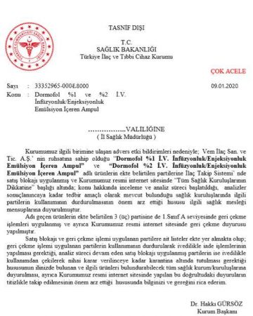 Sağlık bakanlığı harekete geçti kullanımı artık yasak