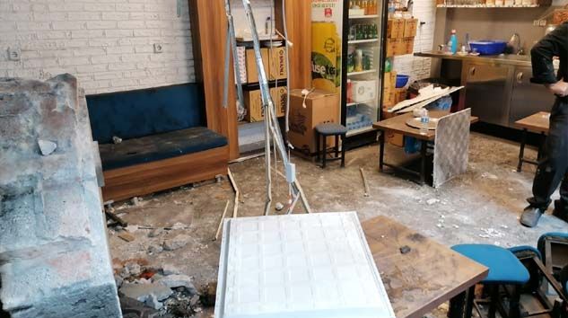 Amasya’da izne çıkan yaşlı adamın başına çatı düştü