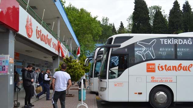 İstanbul kısıtlaması kalktı yolculara yetişemiyorlar