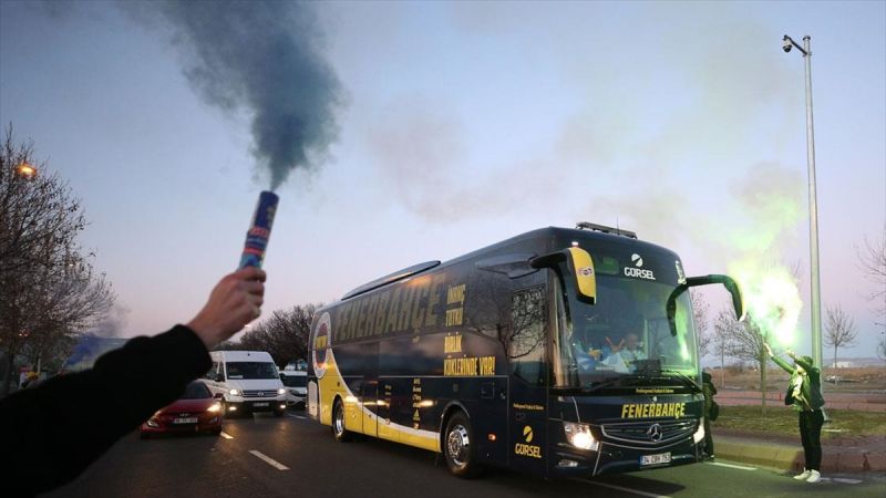 Fenerbahçe kafilesi Kayseri’ye geldi