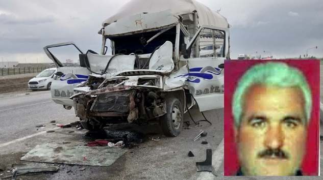 Konya’da meydana gelen kazada Sadettin Akcan hayatını kaybetti