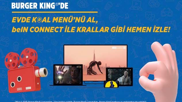 Burger King’den evde kral hareket