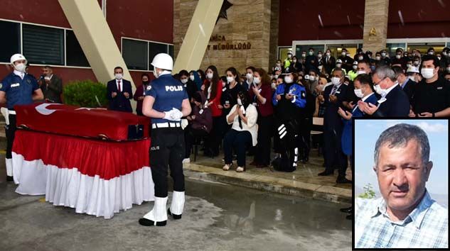 Amansız hastalığa yenilen polis memuru Muzaffer Kirlibal defnedildi