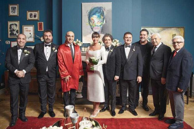 Sıla ve Hazer Amani evlendi! İşte yılın ilk düğünü