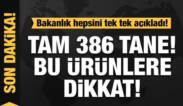 Taklit, tağşiş veya ilaç etken maddesi tespit edilen ürünler açıklandı