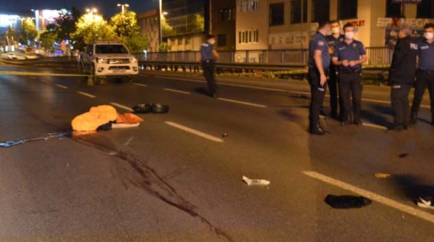 Büyükdere Caddesinde motosiklet kazasında bir kişi öldü