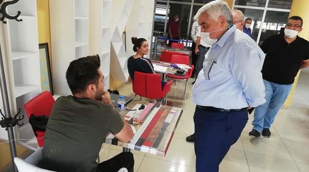 Milletvekili Dülger Gençlik Merkezinde incelemelerde bulundu