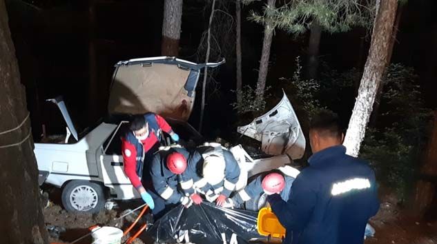 Denizli’de araç uçuruma yuvarlandı: Ahmet Yıldırım hayatını kaybetti