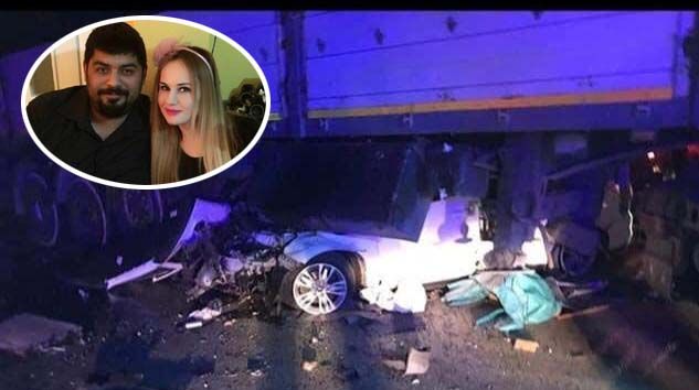 Genç çift, yeni aldıkları otomobille kazada hayatını kaybetti
