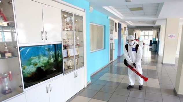 İstanbul’da okullar LGS sınavı öncesi temizlendi