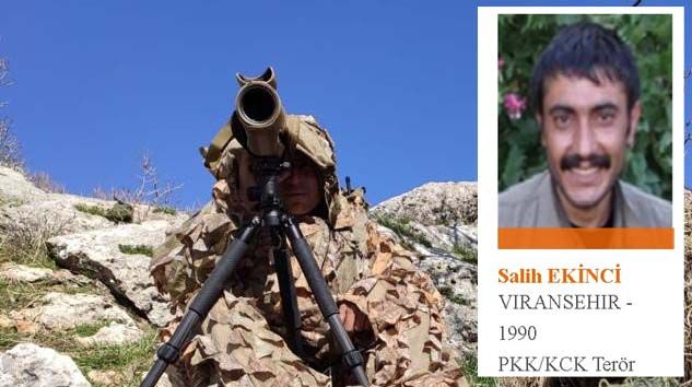 Elazığ’da öldürülen terörist 1 milyon TL ile Turuncu Liste’den Salih Ekinci çıktı