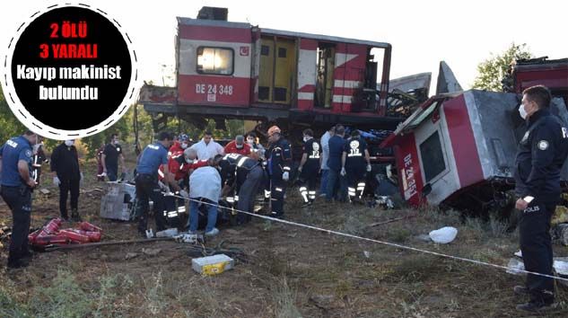 Malatya’da iki yük treni kafaya çarpıştı