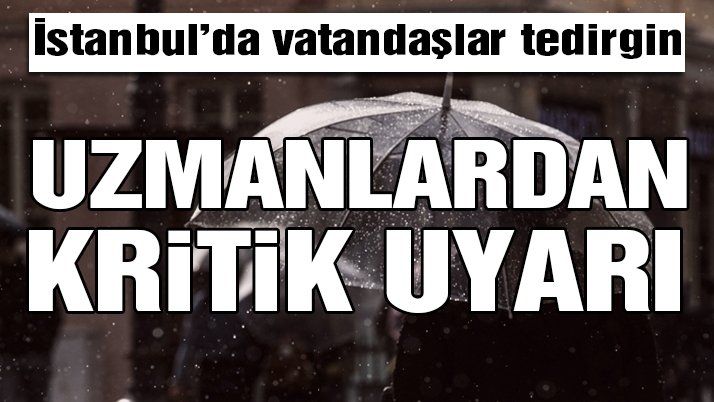Son dakika: İstanbul’da asit yağmuru yağacak mı?