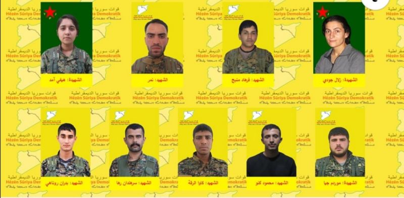 PKK/YPG/SDG AÇIKLADI:9 TERÖRİST ÖLDÜRÜLDÜ..