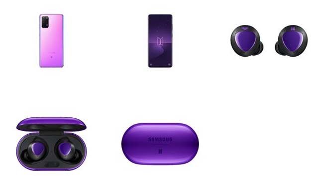 I Purple You: Samsung, Galaxy S20+ ve Galaxy Buds+ BTS Özel Serisini tanıttı
