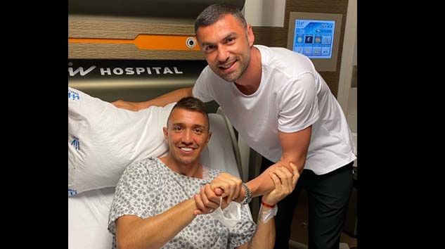 Burak Yılmaz’dan Muslera’ya ziyaret