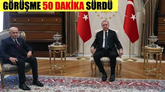 Cumhurbaşkanı Erdoğan, MHP Lideri Bahçeli’yi kabul etti