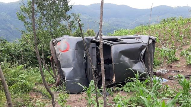 Sakarya’da freni tutmayan araç tarlaya uçtu: Ali Kazın öldü