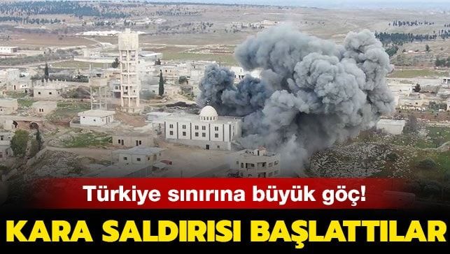 Türkiye Sınırına Büyük Göç