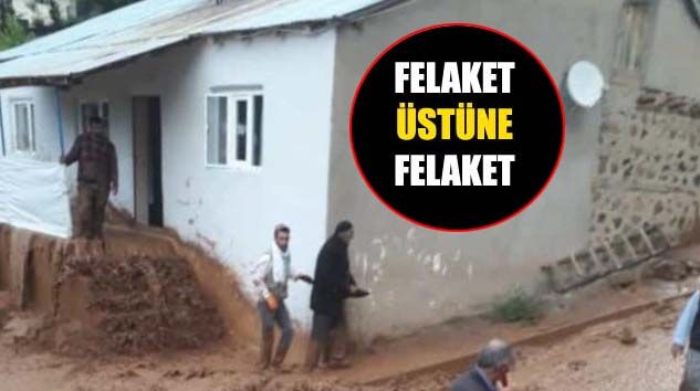 Bingöl’ü depremin ardından sel vurdu